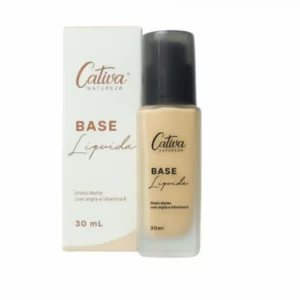 BASE LÍQUIDA EFEITO MATTE COR 4 30ML CATIVA